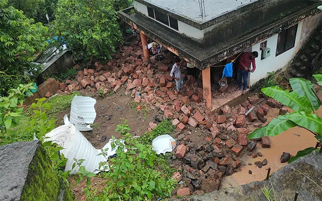 Incessant rains have wreaked havoc in many parts of the taluk.