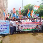 Youth Congress, NSUI protest against implementation of Agneepath project