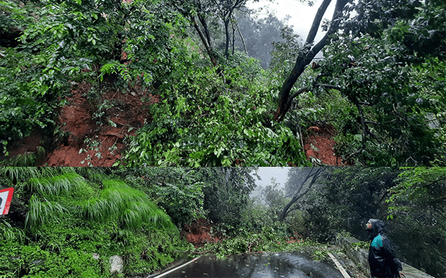 Agumbe Ghat: Bari landslide, traffic disrupted