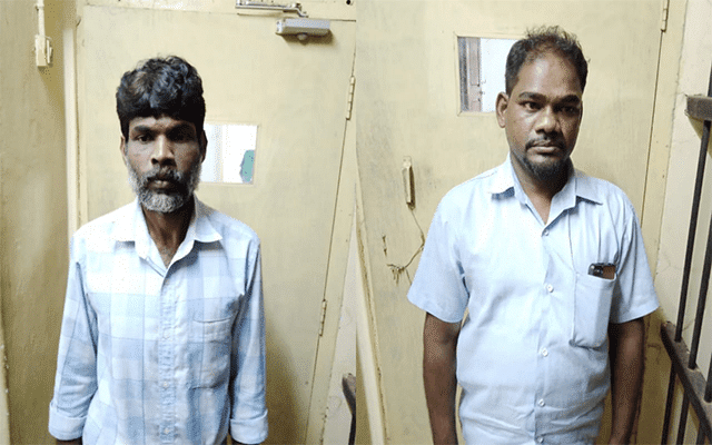 Two persons arrested for killing python