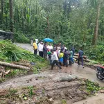 Minister Basavaraju visits landslide site