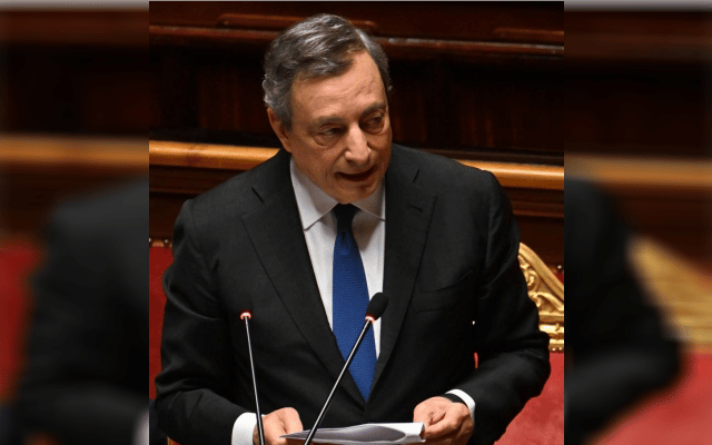 Italian Prime Minister Mario Draghi resigns