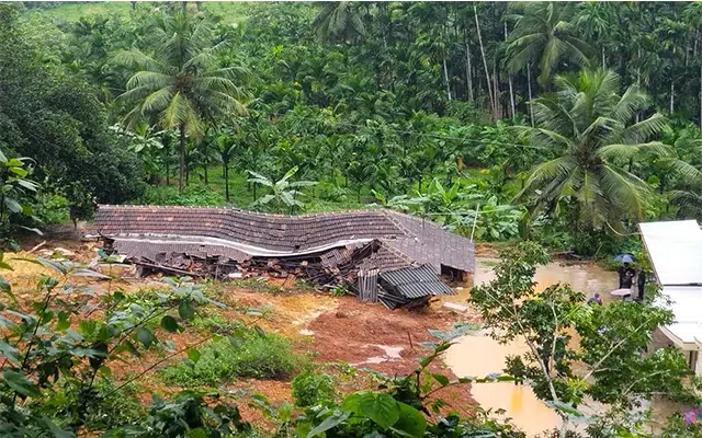 Landslide: Gram panchayat evacuates residents to safer places
