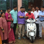 Mangaluru: Machine-operated two-wheelers distributed to differently-abled persons