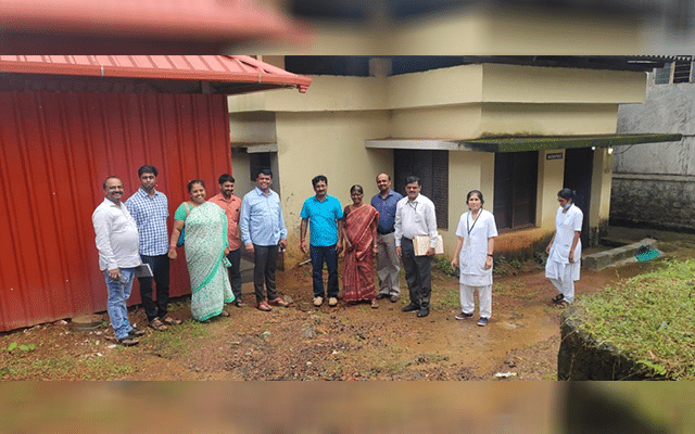 MLA Harish Poonja visits community hospital