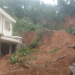 Landslide again at Mukkada in Panjikallu