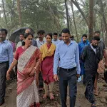 Union Minister Shobha Karandlaje visits rain-hit areas