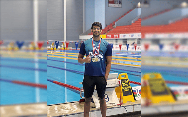 Srihari Nataraj enters semi-finals of swimming championship