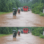 road-waterlogged-at-kudtamugeru-in-kolnadu-village-due-to-heavy-rains