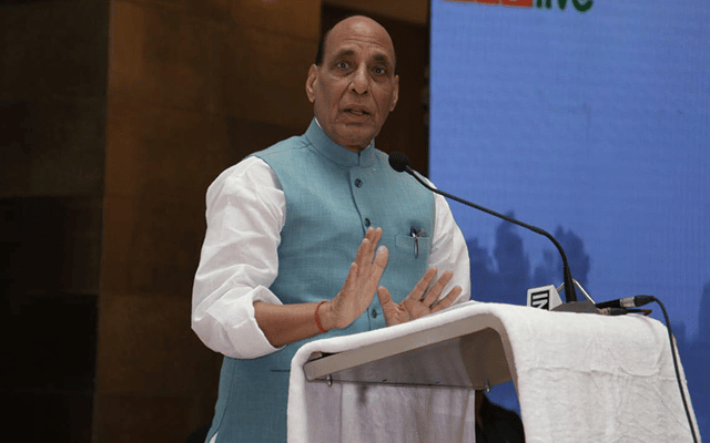 Bengaluru: Bjp should be given a chance to rule again, says Rajnath Singh