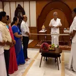 Dr. Veerendra Heggade felicitated by Sri Mahaganapathi Temple, Aladangadi