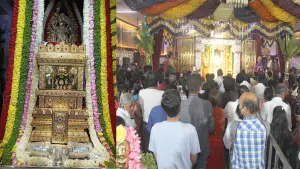 Bengaluru: Dedication of new 'Navaratna Kavacha' to Brindavana - The Mid-Day Aradhana of Rayas