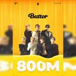 Butter' becomes 8th BTS video to cross 800 mn YouTube views