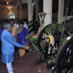 Mysore: Puja by minister in charge of artillery carriages