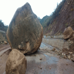 The Jammu-Srinagar national highway has been closed due to landslides.