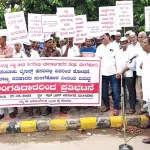 Mangaluru: Beedi-cigarette vendors stage massive protest