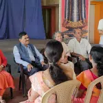 NABARD CGM meets Udupi saree weavers