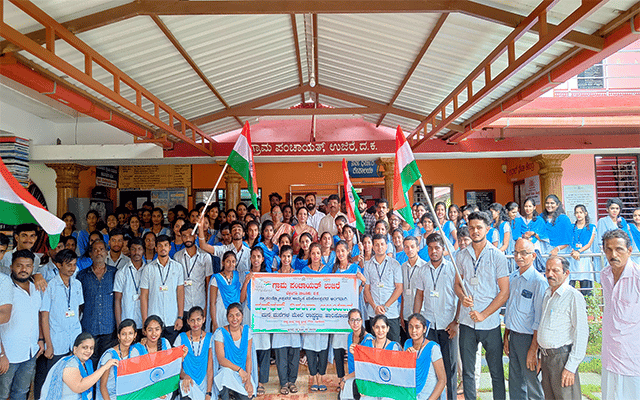 G.P. In collaboration with S.D.M. 'Grama Swaraj' programme by college students