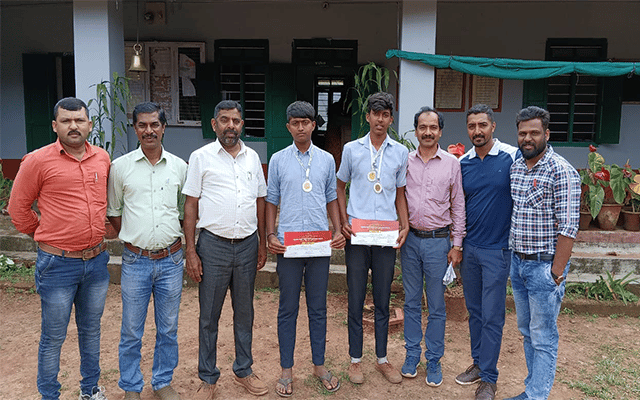 Madikeri: Students of Aruna PU College, Cherambane, have been selected for the state level.