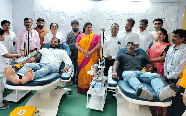 Karwar: Yuva Morcha organises blood donation camp to mark PM Modi's birthday 