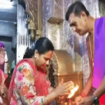 Ashwini PRK offered pooja at Chamundeshwari temple to mark release of Gandhada Gudi