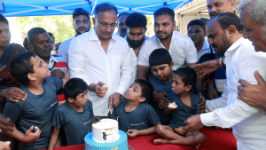 Bengaluru: Mla Dinesh Gundu Rao celebrates his birthday with differently-abled children