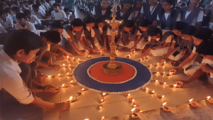 Kalladka: Deepavali celebrations at Sri Rama Higher Primary School Vedavyasa Dhyana Mandir