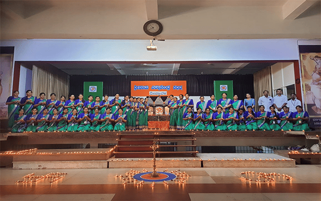 Kalladka: Deepavali celebrations at Sri Rama Higher Primary School Vedavyasa Dhyana Mandir