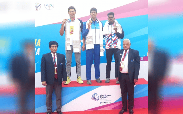 Rajkot: Srihari Nataraj wins 6th gold medal at National Games