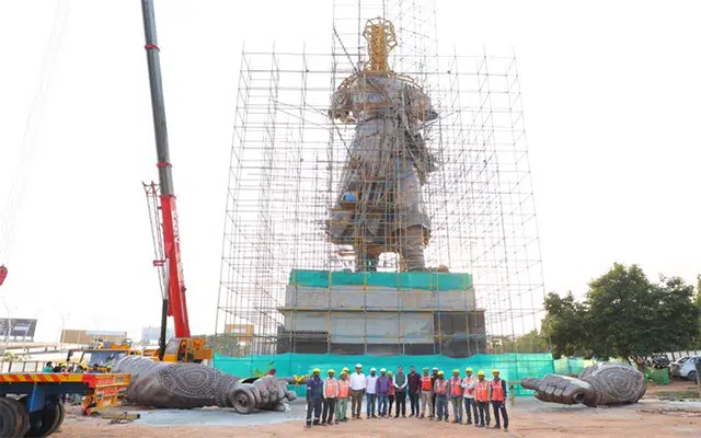 108-feet-tall 'Statue of Prosperity' ready to be unveiled