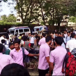 Students attacked by outside group near Ajjarkadu