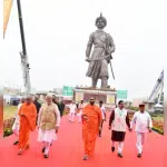 Prime Minister Narendra Modi unveils 108-feet tall statue of Nadaprabhu Kempegowda