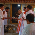 Rajendra Kumar visits Sri Mahaganapathi Temple at Aladangadi