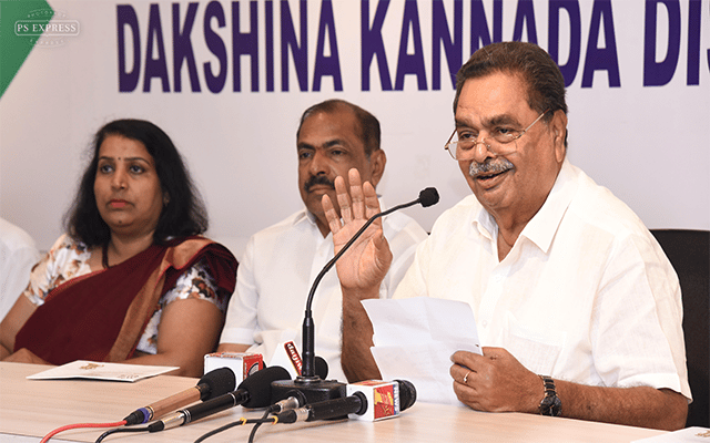 Mangaluru: Ramanath Rai accuses BJP of making government programmes like sangh's programme