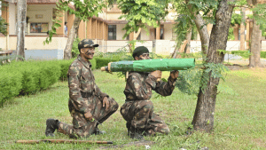 Ujire: A mock demonstration of military operations at SDM College