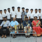 Sakthi PU College volleyball team selected for national level