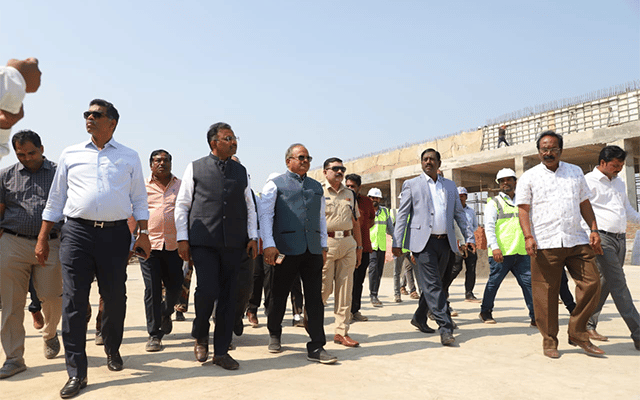 KSIIDC Chairman said works of Vijayapura airport going on at fast pace