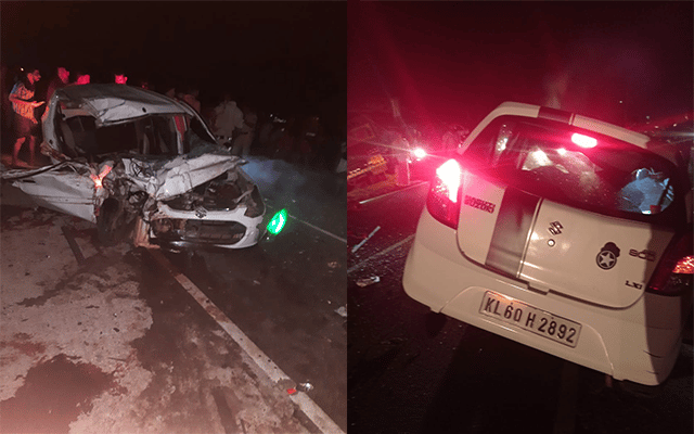 Kasargod: Three killed in car-tipper collision