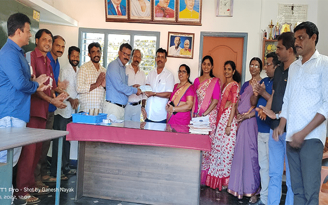 Brahmavar: Matapadi Sriniketan Higher Primary and High School received funds from alumni