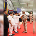 Police Circle Inspector Diwakar, who won the President's Gold Medal