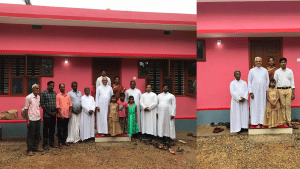 St. Lawrence's Kattiadral Temple Belthangady handed over a jubilee house built under its leadership 