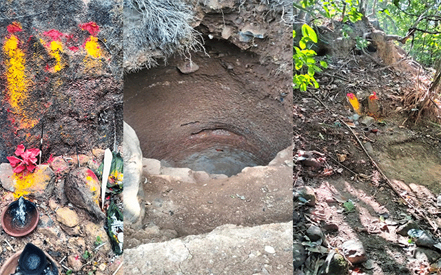 Karwar: Miscreants dig well in protected forest for money