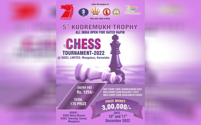 National level Open FIDE Rating Chess Tournament - 2022