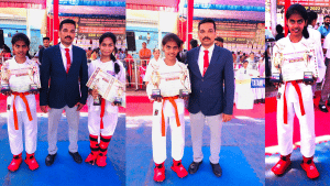 Udupi: National Level Karate Championship, Keelanje Riya G. Twin gold medals for Shetty