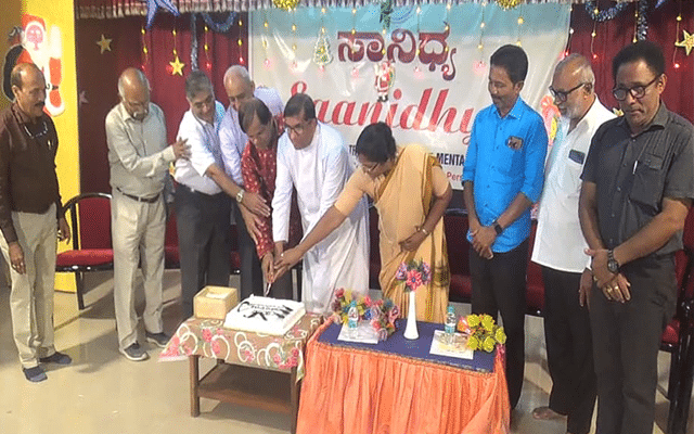 Mangaluru: Christmas celebrations at 'Sanidhya' school for differently-abled children