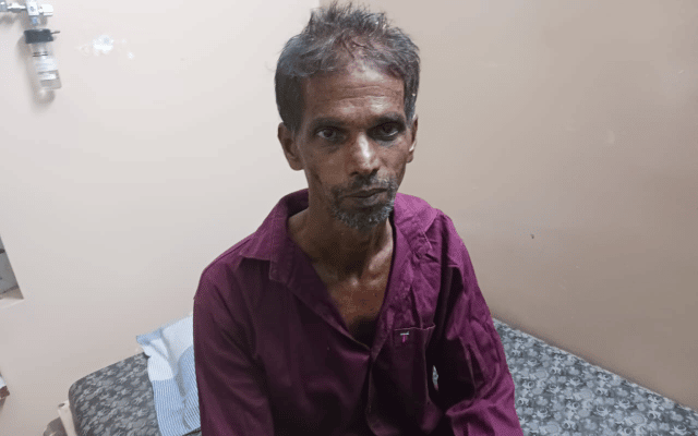Man arrested for roaming around naked, hospitalised