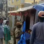 Udupi: Municipal corporation officials carry out operations, removing push carts, stalls