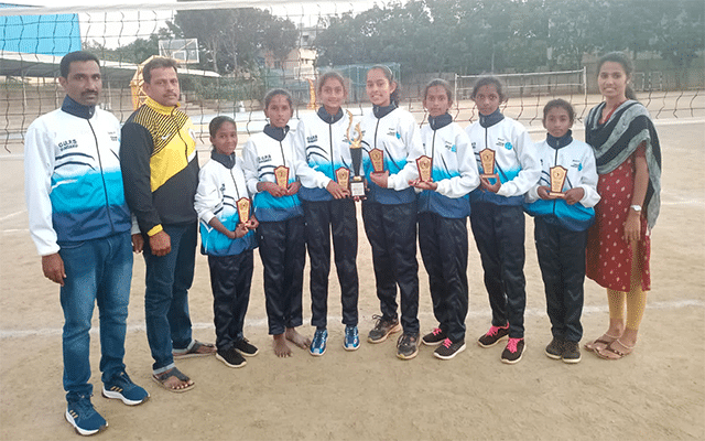Belthangady: Selected for national level volleyball match