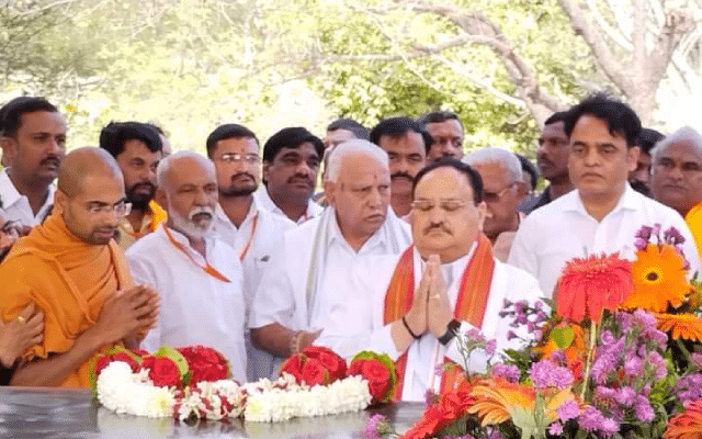 Vijayapura: 'Vinash' means Congress, 'Vikas' means BJP, says JP Nadda