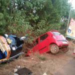 Bantwal: An auto-rickshaw collided with a car in Bantwal.